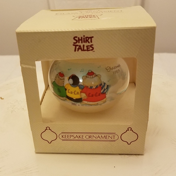 Hallmark Other - Vintage Hallmark Glass Keepsake  Ornament 1983 Shirt Tales